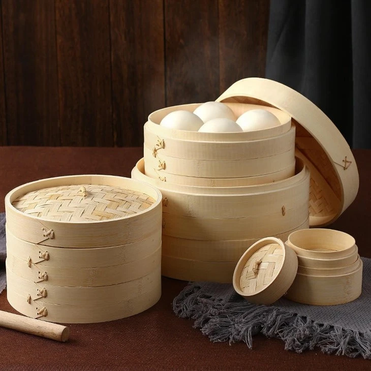 ESTICK Home Kitchens Bamboo Steamer